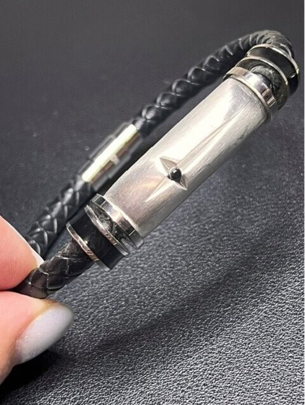 B5985 The Bradford Exchange Protection And Strength For My Son bracelet 8"